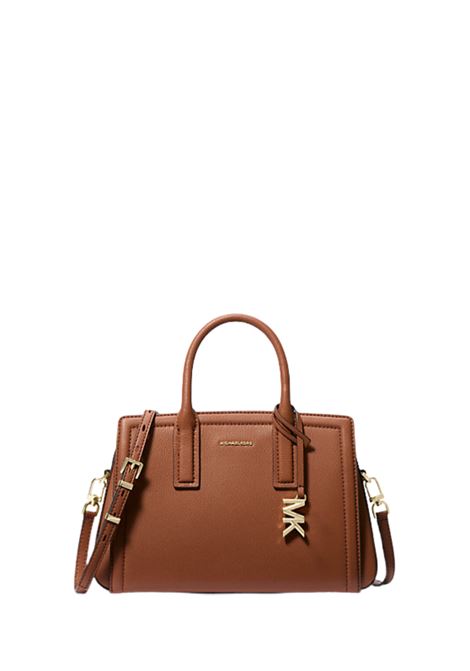 Borsa a mano Laila piccola in pelle martellata cuoio Michael Kors | 30S5G9IS1L230